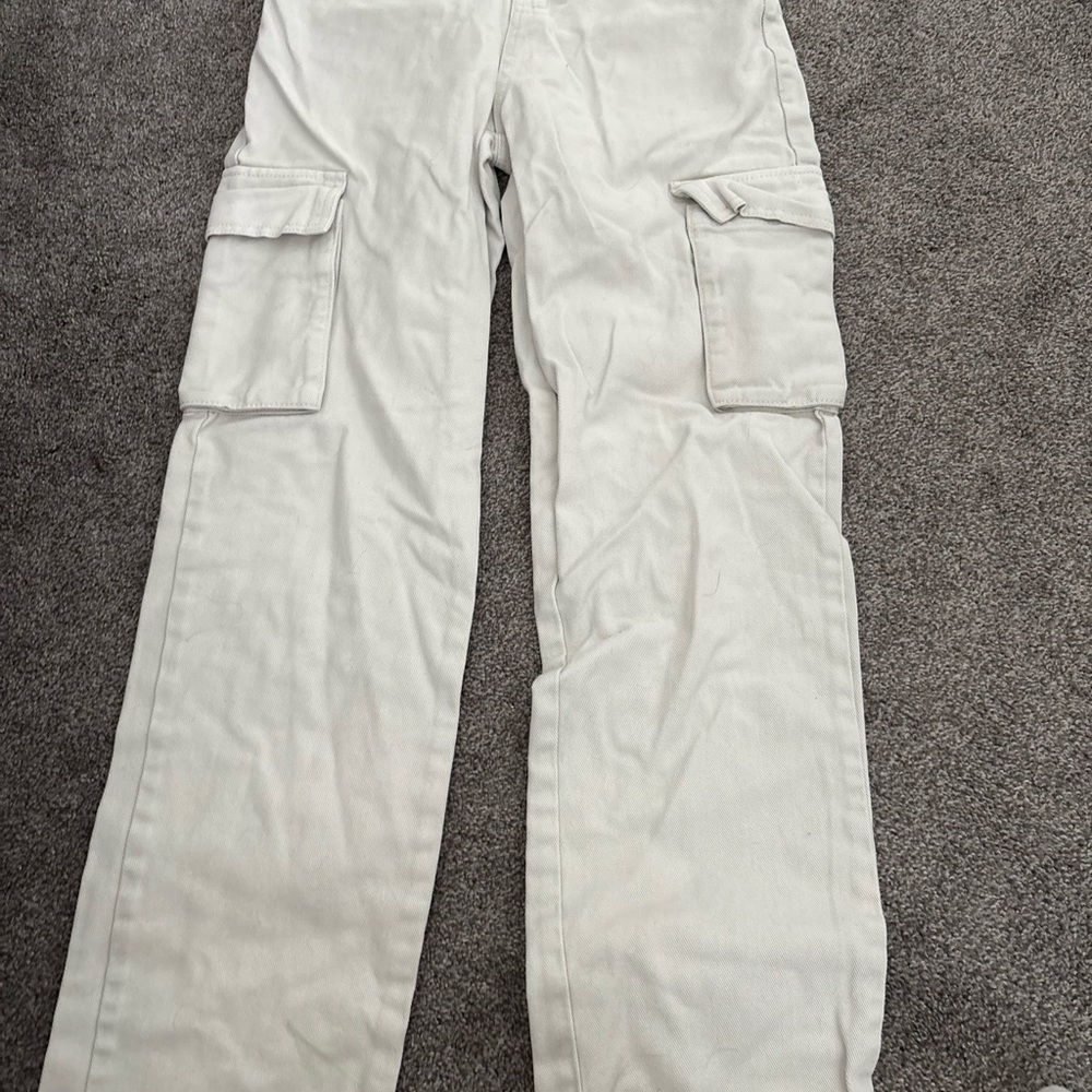 Urban Planet White Straight Leg Jeans